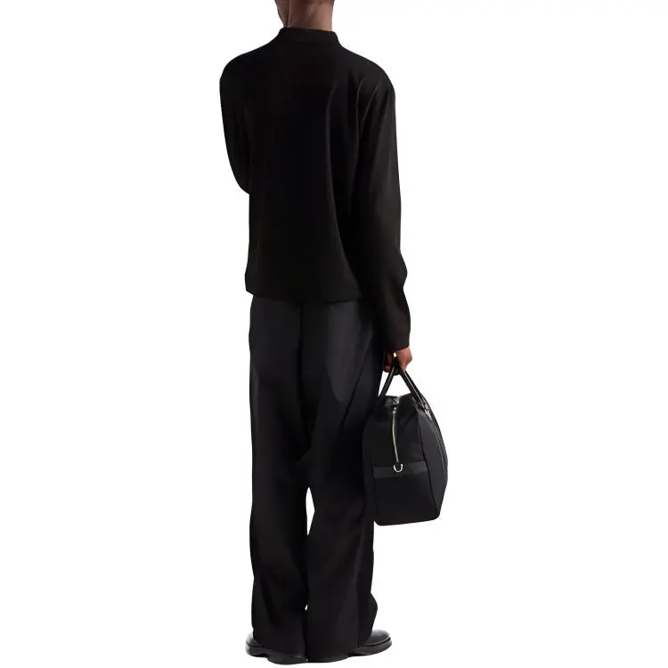 PRADA Polo Shirts Men Black-3