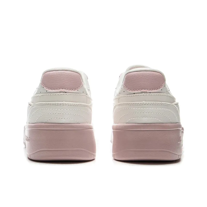 LiNing Acer Truncatum Anti Slip Wear Resistant Low Top Casual Shoes Women's White Pink-4