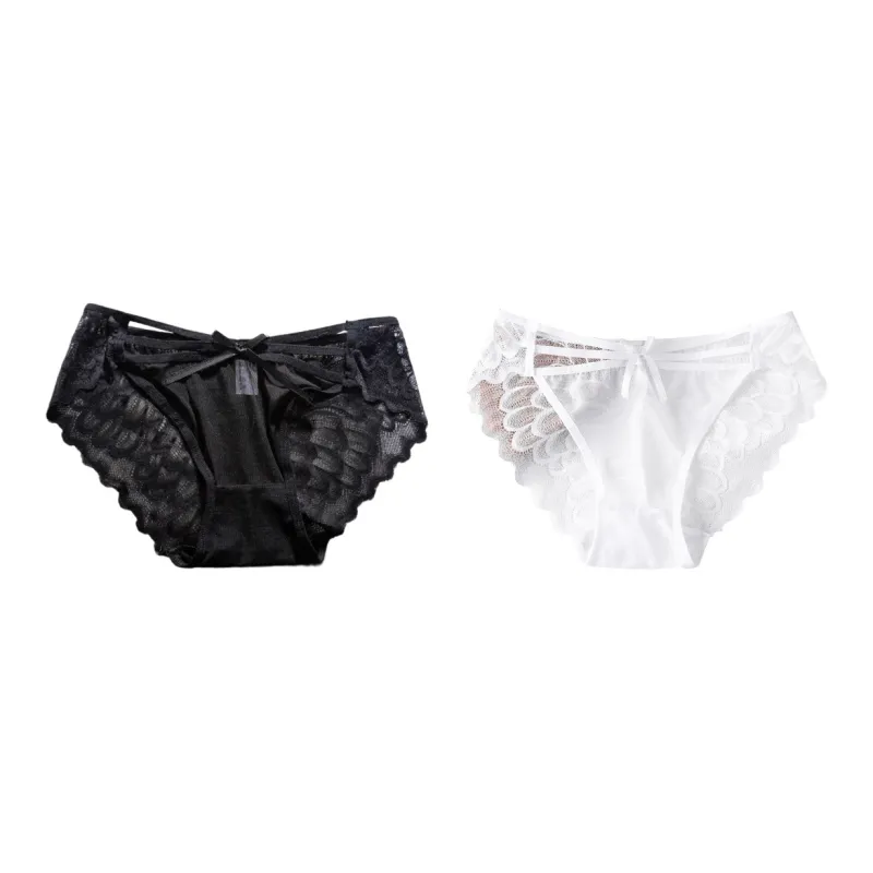 Flowers In Water Underpants Women's 2 Pack-1