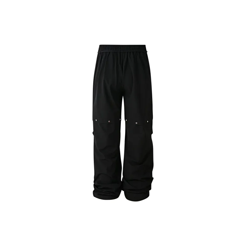 PASET FW24 Casual Pants Unisex Black-2