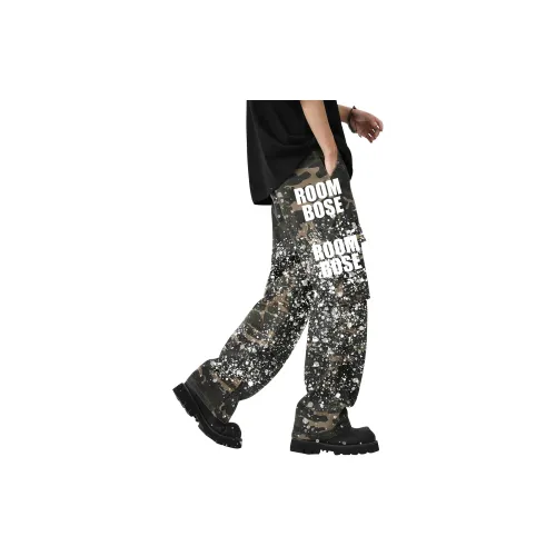 ROOMBOSE Cargo Pants Unisex Army Green