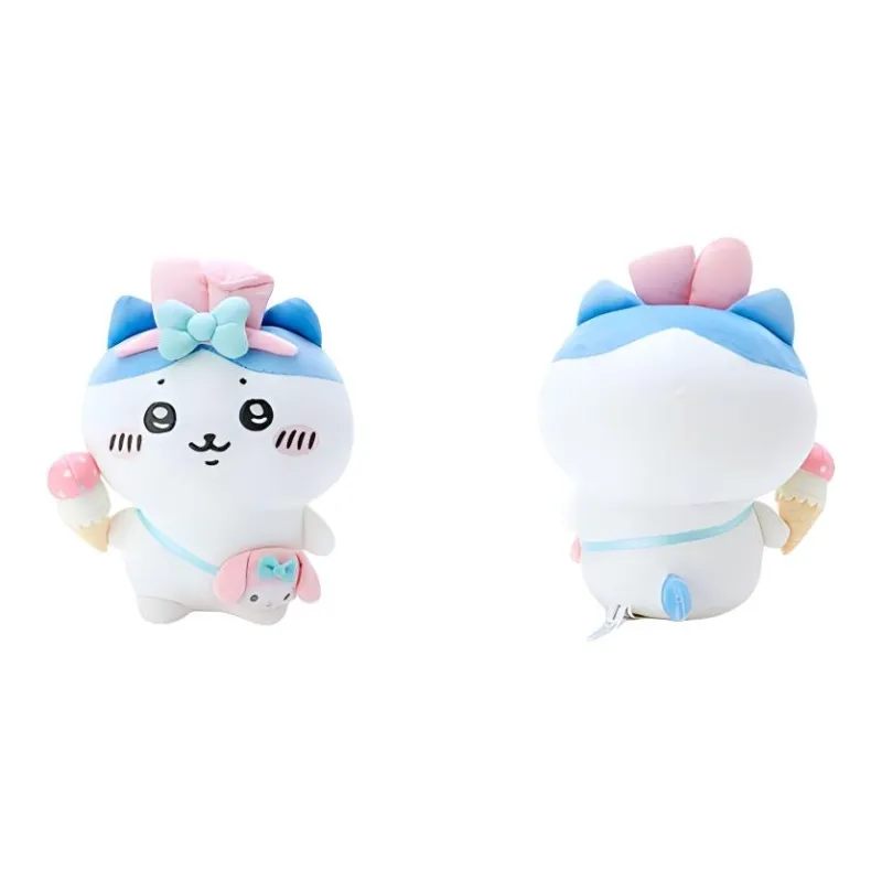 Sanrio My Melody Chiikawa Sanrio My Melody Chiikawa Collaboration Collection Dolls Plush Doll 23cm Height-2