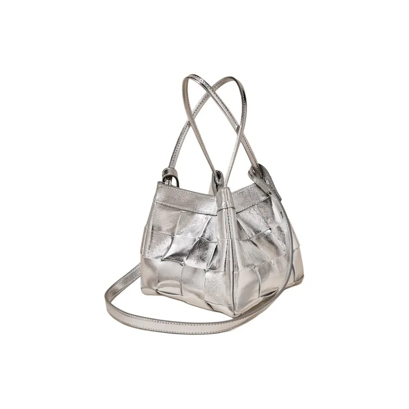 Marino Orlandi Synthetic Leather Bonded Cow Split Leather Handbag Small Size Women's Multicolor-39