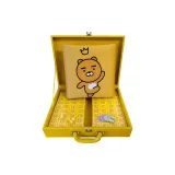 42# Yellow+Leather Box+Ryan Lion with Pocket Pad