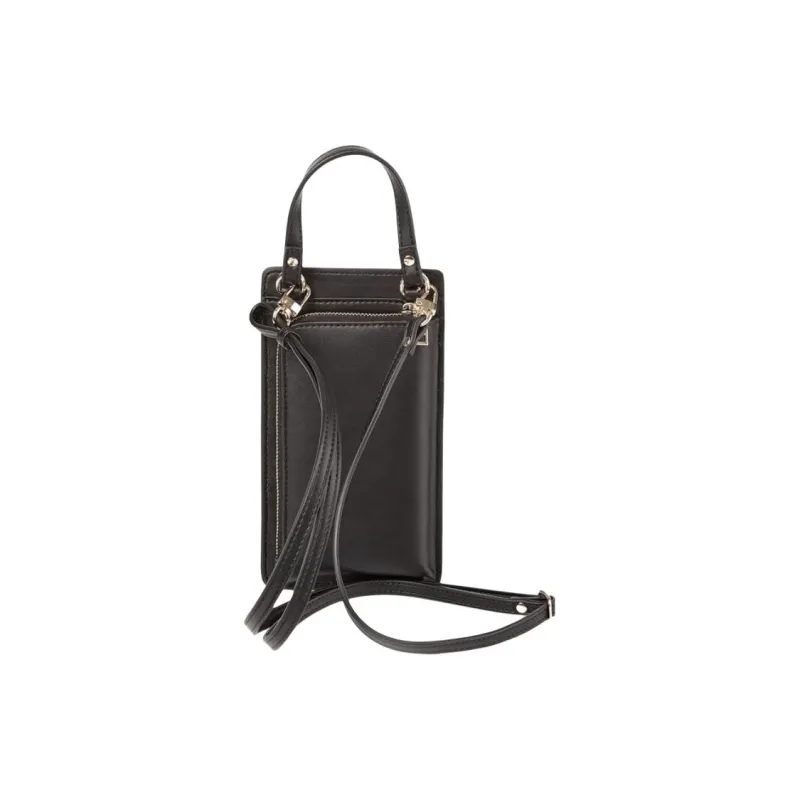 AMERICAN TOURISTER Polyurethane Cell Phone Pouch, Crossbody Bag Mini Women's Black-3