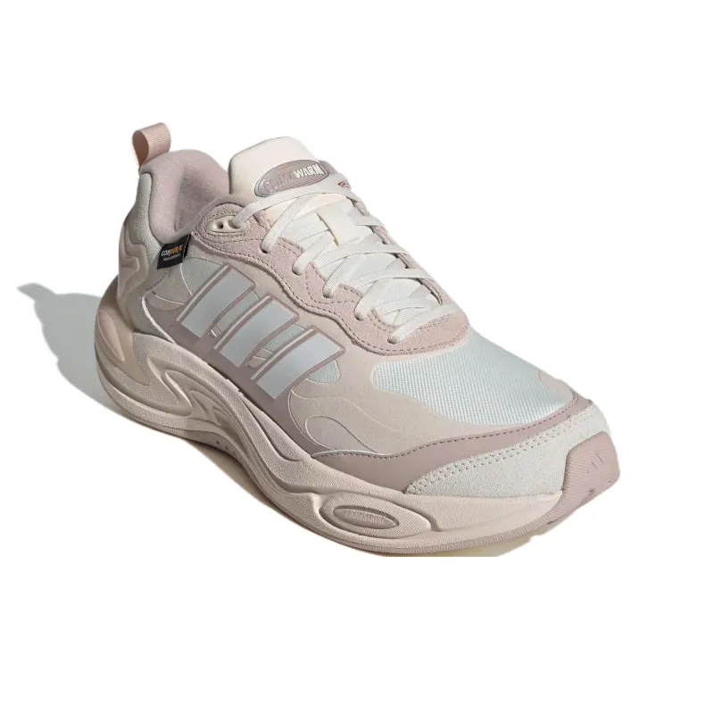 Adidas CLIMAWARM Cushioning Warm Low Top Running Shoes Women's White Pink-2