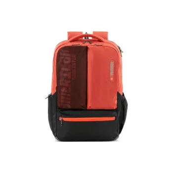 AMERICAN TOURISTER Polyester Laptop Bag Backpack Unisex Leather Chantilly Red