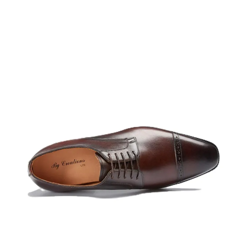 BY CREATIONS Dress Shoes Men's Coffee-4