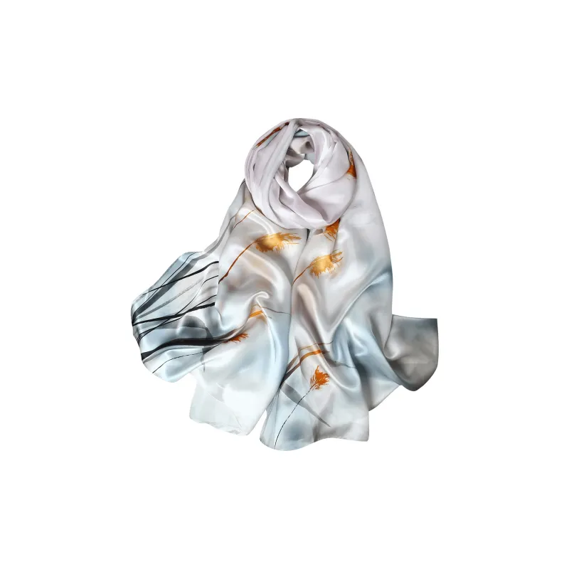 Shanghai Story 100% Mulberry Silk Scarves Women's Enchanted Dreams, Gift Box Set-42