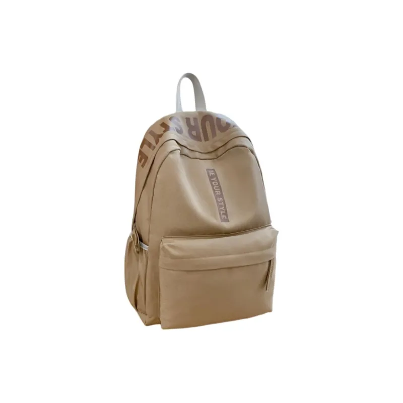 Kaka Tree Oxford Backpack Regular Unisex Black/White/Pink/Purple/Green/Khaki-16