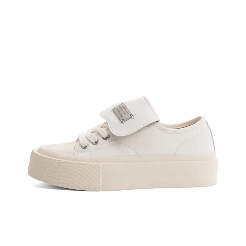 XIAOFAMIAO Fashion Versatile Minimalist Casual Platform Low-Top Skateboard Shoes Women's-3