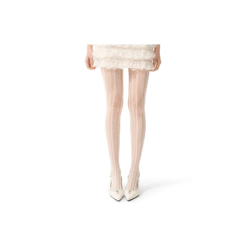 Primeet Pantyhose Women's 1 Pack White-1