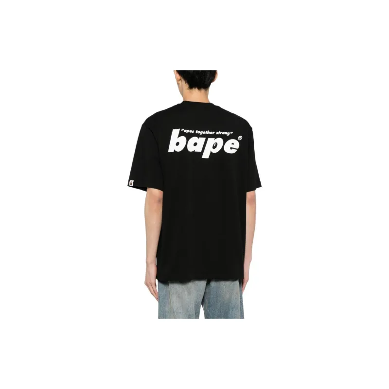 A BATHING APE ® Shark Shinji Ape Head print T shirt-4