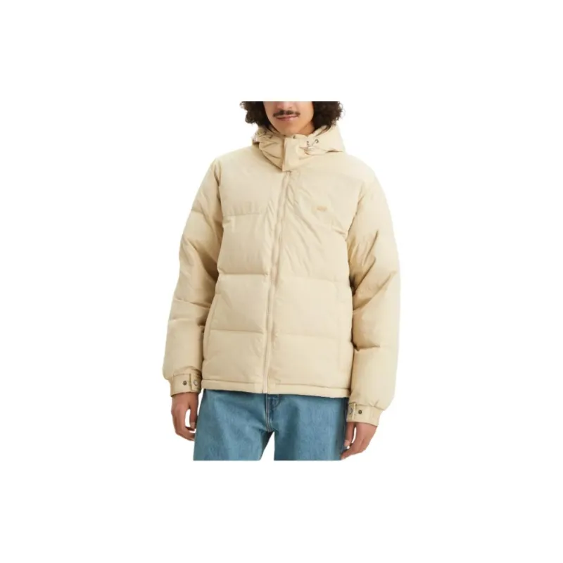 Levi's Rockridge Short Puffer Jacket Jackets Coats Men's Beige-2