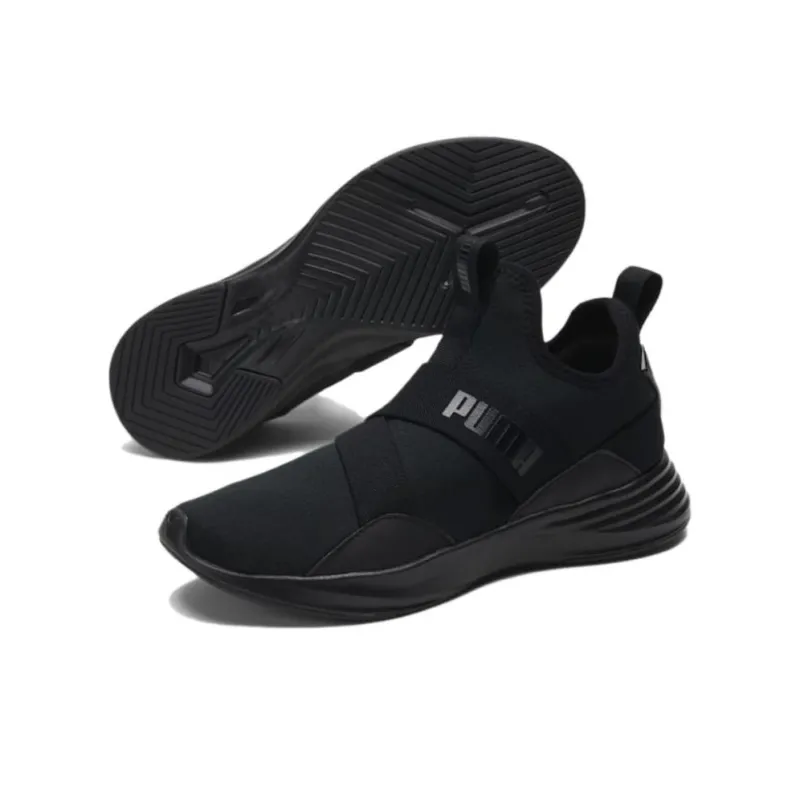 PUMA Anti Slip Wear Resistant Mid Top Training Shoes Women's Black-2