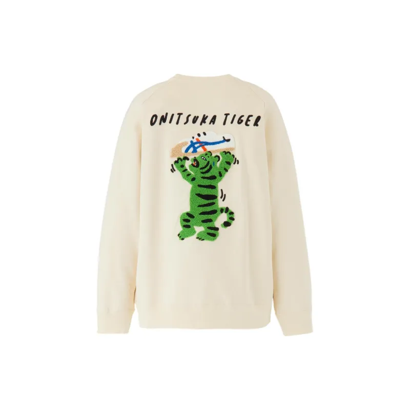 Onitsuka Tiger SWEAT Sweatshirt Unisex Beige-1