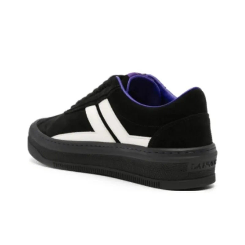 Lanvin X Future Panelled Suede Sneakers-4