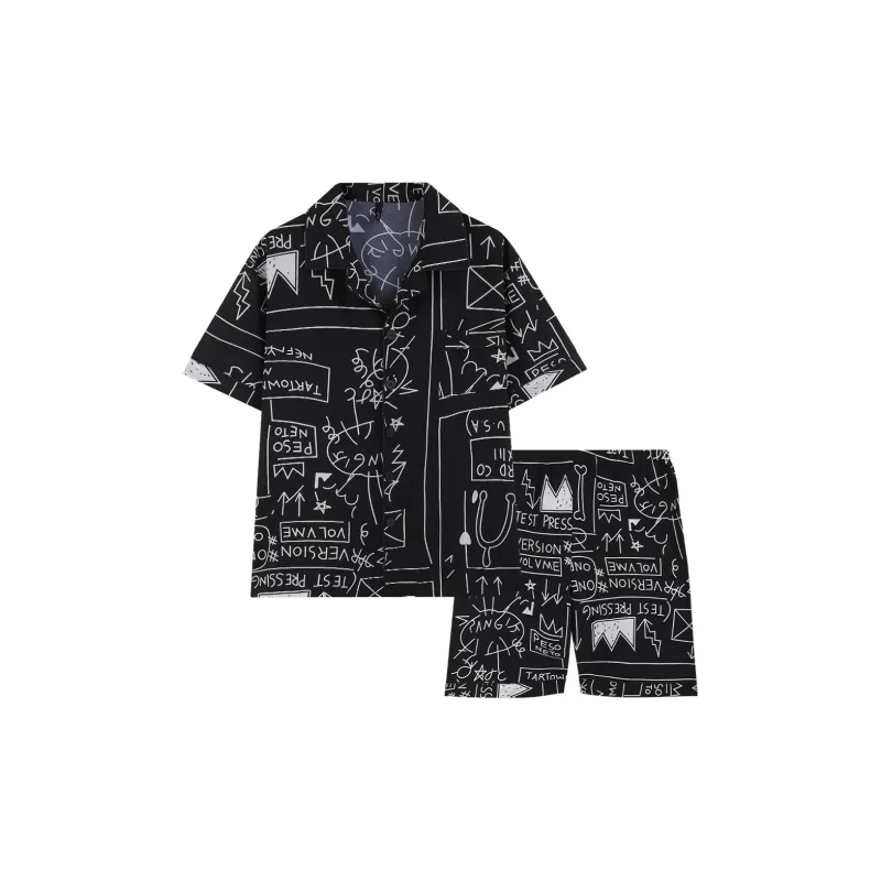 Gongdie Pajama Set Men's Black, Gift Box Set-4