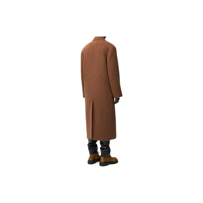 LOEWE SS24 Coat Men's Light Umber-2