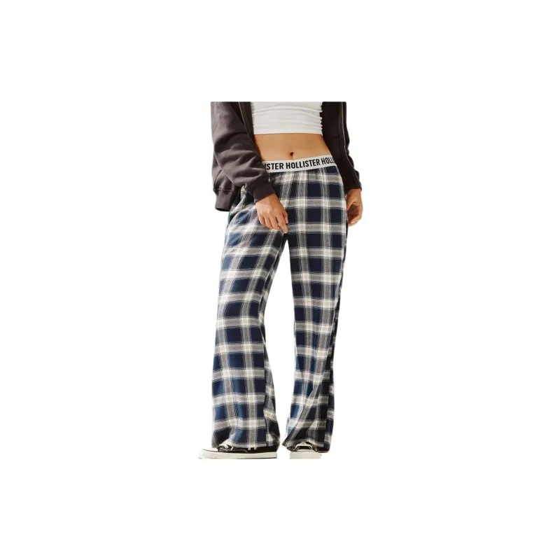 Hollister Pajama Pants Women's Dark Blue-2