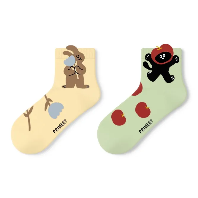 Primeet Ankle Socks Women's 5 Pack-2