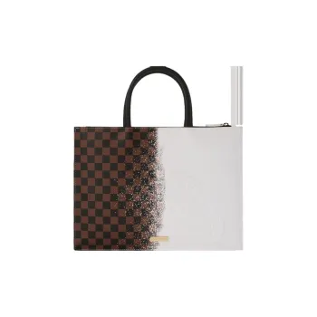 SPRAYGROUND Artificial Leather Portable Laptop Bag Unisex Black/Brown/White
