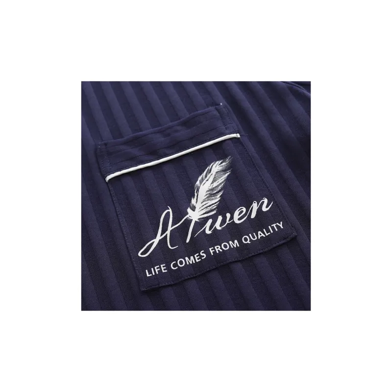 Ordifen Pajama Set Men's Dark Blue-5