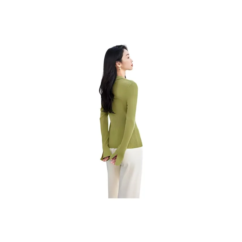 La Chapelle Knitwear Women's Matcha-1