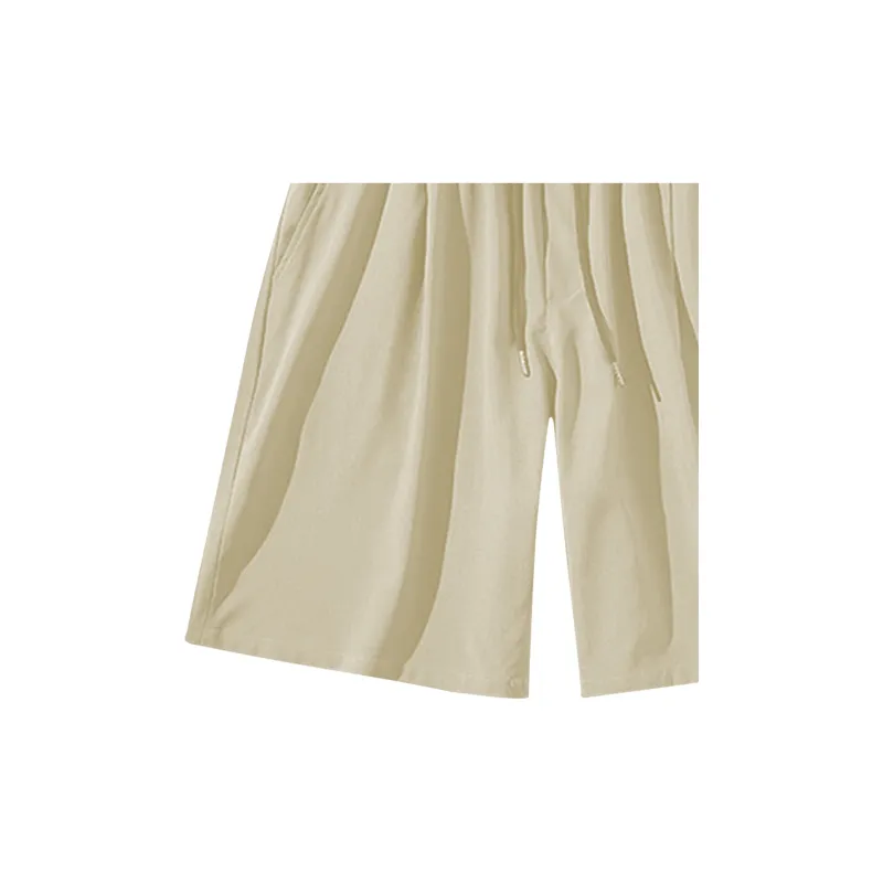 Flowers In Water Pajama Pants Men's Khaki-2