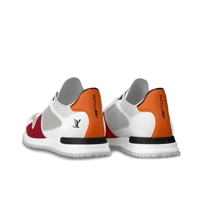 LOUIS VUITTON Run Away Wear-resistant And Lightweight Low-Top Casual Shoes Men's Red White-2