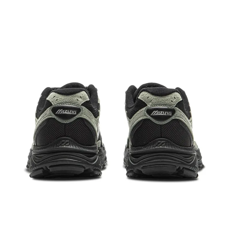Mizuno Racer S 2.0 Running Shoes Unisex Low Top Black/Moss Green-5