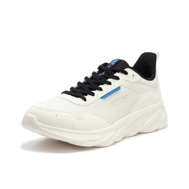 361° Anti Slip Wear Resistant Low Top Casual Running Shoes Men's White Blue-1