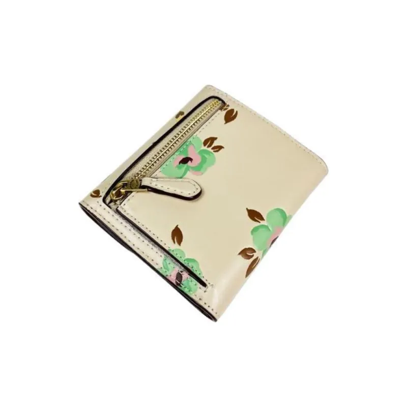 COACH Wyn Calfskin Wallet Women's Ivory-4