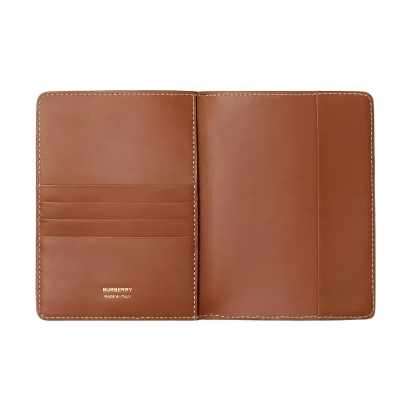 Burberry Polyester Passport Holder Women's Archive Beige-2
