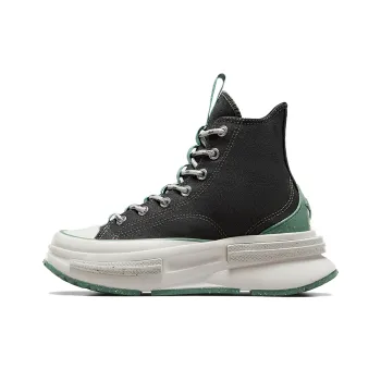 Converse Run Star Legacy Anti Slip Wear Resistant High Top Canvas Shoes Unisex Black Green