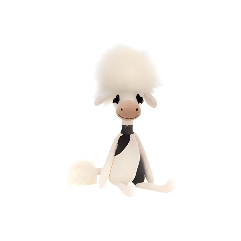 JELLYCAT Farm Animal Collection Elegant Bonny Cow Dolls Plush Doll 35cm High-0
