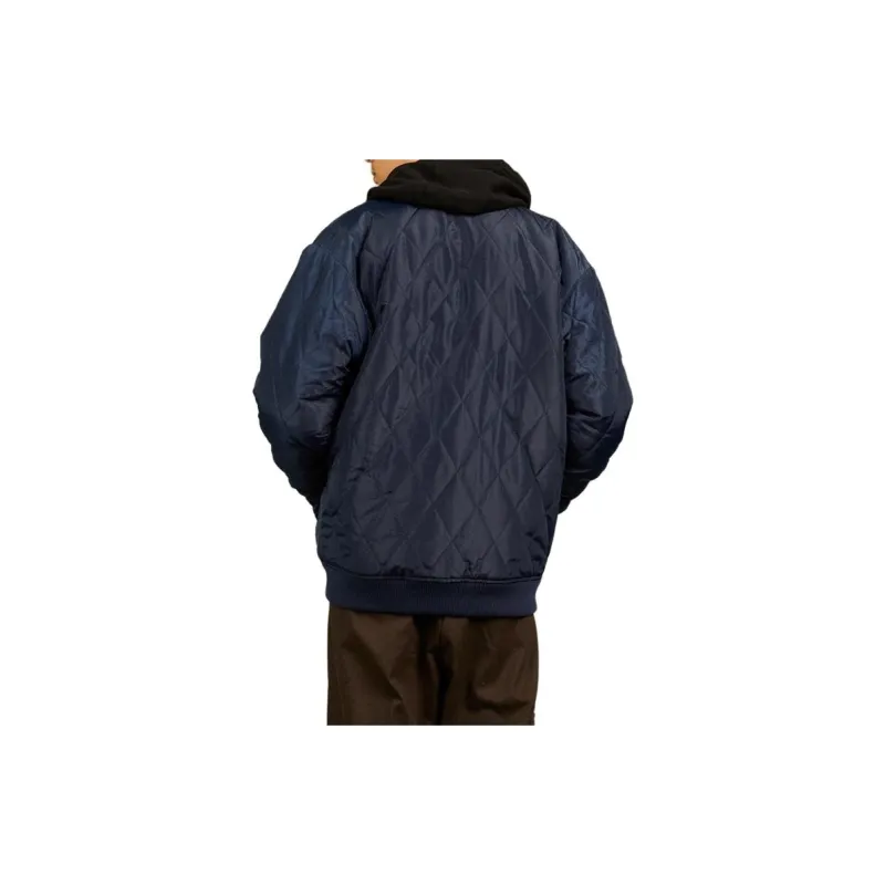 Dickies Puffer Jackets Unisex Dark Navy Blue-2