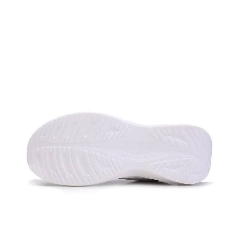 Warrior Anti-Slip Wear-Resistant Low-Top Running Shoes Women's White Blue-5
