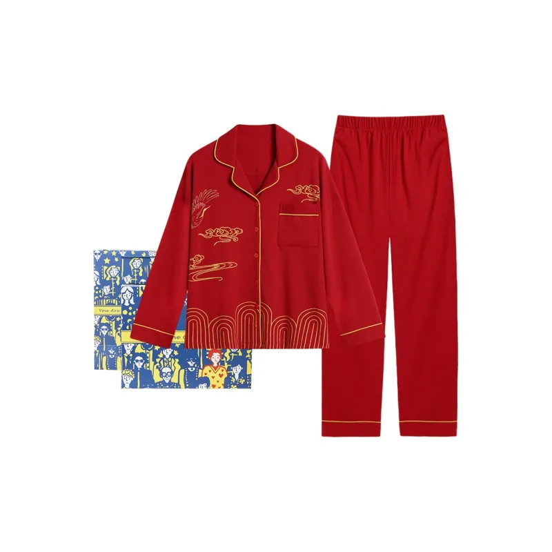 Xiang Ning Pai Unisex Pajama Sets-7