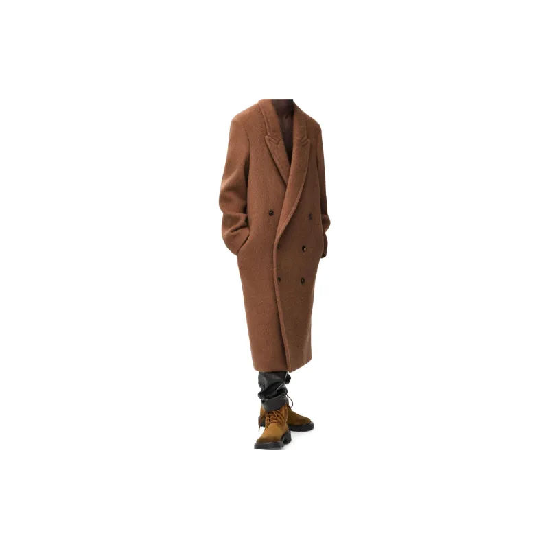 LOEWE SS24 Coat Men's Light Umber-1