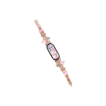 CHENSONG Xiaomi Compatibility Watch Band Compatibility Xiaomi Smart Band 9/8/7/6/5 All NFC Metal