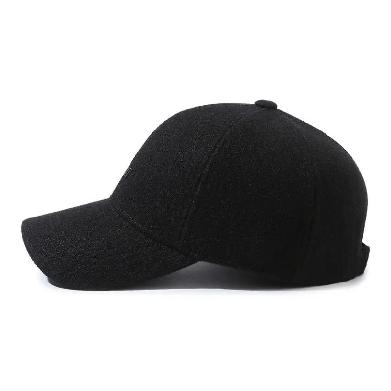 BOOLFEN Woolen Baseball Caps Unisex-3