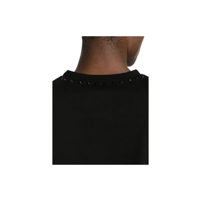 Valentino Untitled Stud Crewneck T Shirt-6