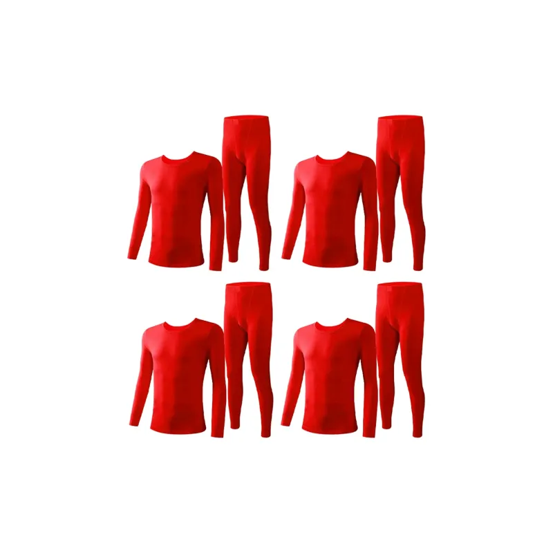 Lanza Thermal Set Men's 4 Sets Red-0