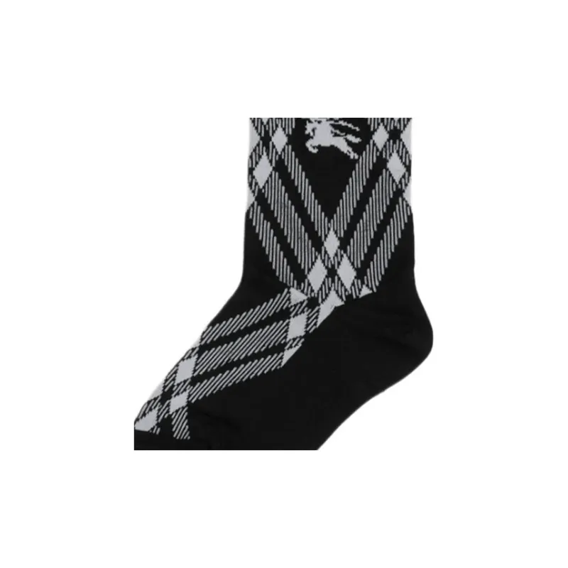 Burberry Knee-High Socks Men's 1 Pack Black-3