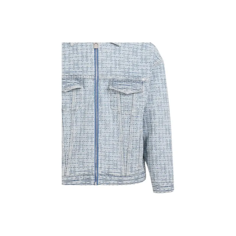 Givenchy 4G Embossed Denim Jacket-5