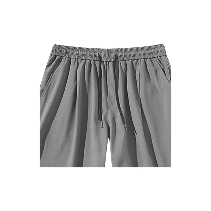 Flowers In Water Pajama Pants Men's Dark Gray-4