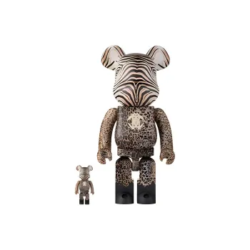 BE@RBRICK x ROBERTO CAVALLI Classic Tiger Pattern Leopard Print Pattern 100%400%