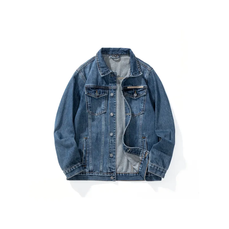 SANTASTIC Denim Jacket Men's Gray Blue-1