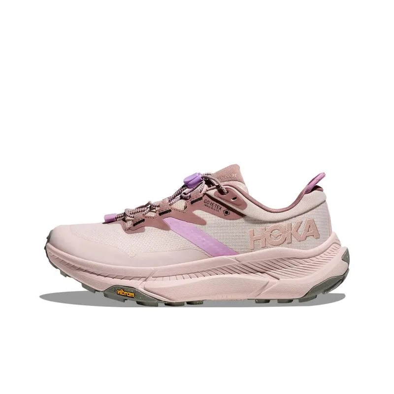 HOKA ONE ONE Transport Collection Anti Slip Wear Resistant Low Top Running Shoes Women's Pearl Pink-0